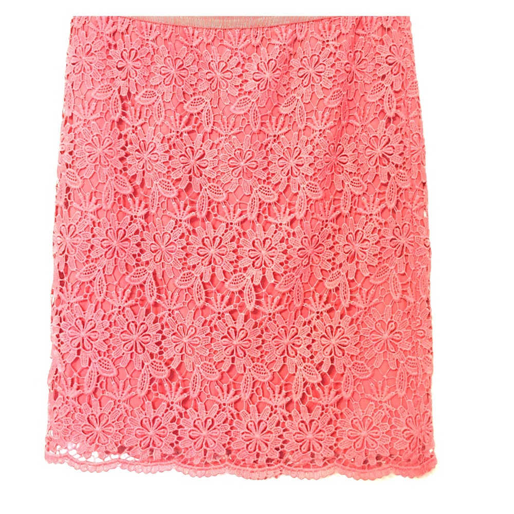 Ann Taylor Floral lace skirt